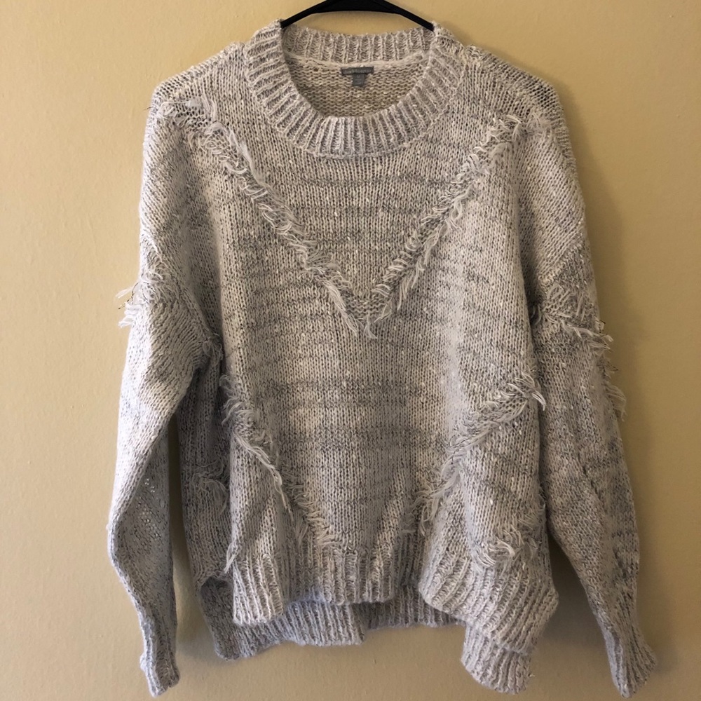 Charlotte Russe Gray Pullover Sweater Sz M